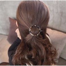 Geometris Tinta Leopard Hairpin Rambut Klip Rambut Aksesoris-Internasional