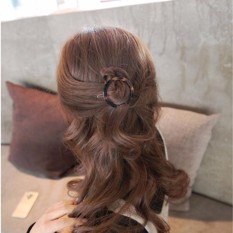 Geometris Tinta Leopard Hairpin Rambut Klip Rambut Aksesoris-Intl