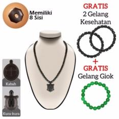 Ginsamyong Dark Brown Kura-kura Kalung&Gelang Kesehatan Original Bersertifikat