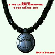 GINSAMYONG KALUNG GELANG KESEHATAN - LIONTIN KA'bah DARK BROWN