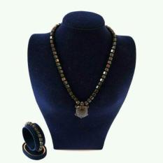 Ginsamyong Liontin Kura - Kura Kalung Gelang Kesehatan Dark Brown