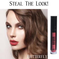 Goban Lipstick Melted Matte Lip Cream Butterfly 4.5gr Coral Pink
