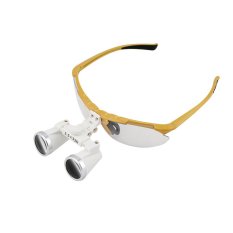 Gold 2.5X320mm Dentist Dental Bedah Medis Teropong Loupes Kaca Optik Loupe (...)