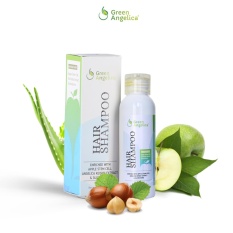 Green Angelica Hair Shampo Penumbuh rambut dan Pemanjang Rambut Super Cepat alami - Obat rambut rontok & Botak Alami