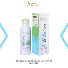 Green Angelica Hair Shampo Solusi Untuk Rambut Rontok, Berketombe dan Berminyak