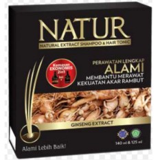 Hafshop Natur Kemasan EKonomis Natural Extract Shampoo Sampo + Hair Tonic