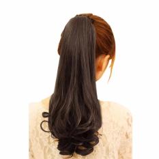 Hair Clip Ponytail Curly Panjang Ikat Tali Wig Ponytail Rambut Palsu