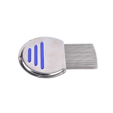 Rambut Kutu Sisir Sikat NIT Free Terminator Fine Tooth Removal Stainless Steel-Intl