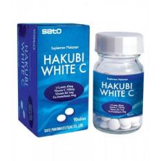 Hakubi White C - 90 tablet Pemutih Kulit | Tathione Met Pure Collagen