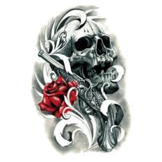 Halloween Horror Skull Stiker Tatto Temporer