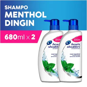 H&S Shampoo 680MLX6 Cool Menthol TDNT THPHID EXP G - PACK OF 2