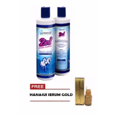 Hanasui Shampoo Kuda 2in1 Shampo Penyubur Pelembut Rambut Original BPOM - GRATIS HANASUI SERUM GOLD - 1 BOTOL