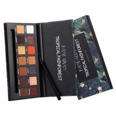HANDAIYAN 14 Colors Eye shadow Palette Matte Glitter Shimmer EyeShadow Makeup Palette Smoky Cosmetics TROPICAL PAINFOREST - intl