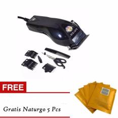 Happy King HK-900 Profesional Hair Clipper Trimmer + Sisir Razor Dan Gratis Masker Naturgo 5 Pcs