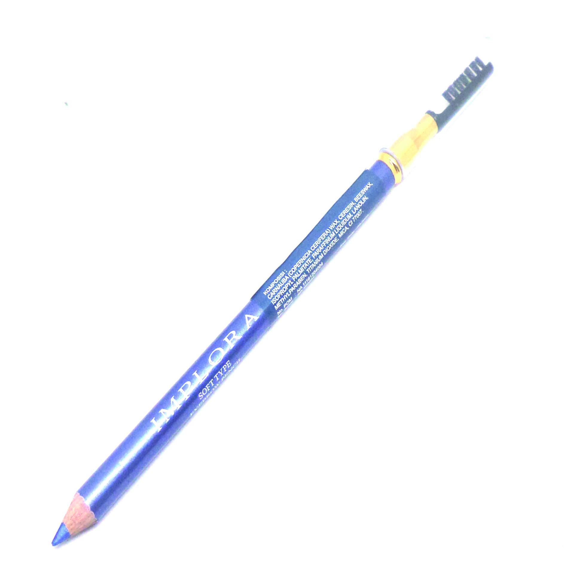 HB Pencil alis 3in 1 Alis Implora , sikat & serutan biru