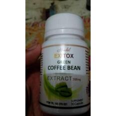 Hendel Exitox Green Coffee Bean Extract / Obat Pelangsing Badan Herbal Alami / Suplemen Diet Cepat - 30 Kapsul