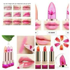 HENG FANG Chrysanthemum Jelly Flower Lipstick / Hengfang Magic Flower Tahan Lama Original