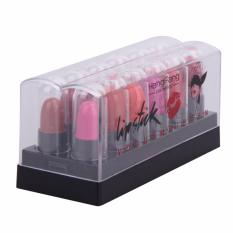HengFang Long Lasting Lipstick 12 Set - Multi-Color