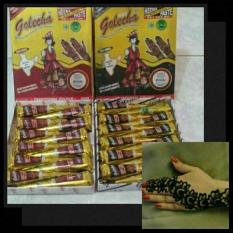 Henna Golecha Gold Series Cone Pacar Arab Hitam Dan Merah Maron