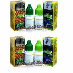 Herba Aini Herbal Tetes Mata - 2 botol Shifa Ain1 + 2 Syifa Ain2 - 4 botol