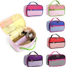 Tinggi Kualitas Jaket Bomber ASTAR untuk Wanita Tas Makeup Perjalanan Kasus Kosmetik Kecil Organizer Ladies Tas Kosmetik (Hitam)-Intl
