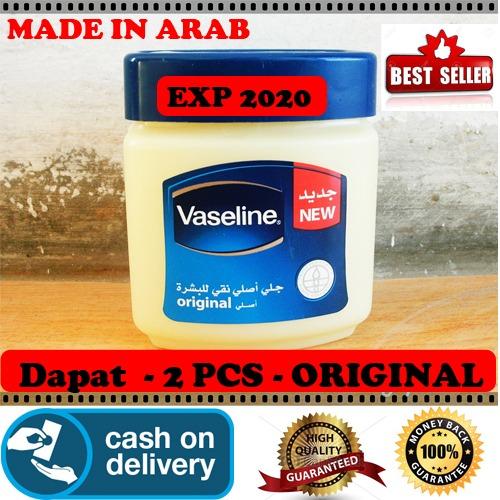 HOKI COD- 2 PCS - Vaseline 60ml Petroleum Jelly Asli Murni 100% Original Arab