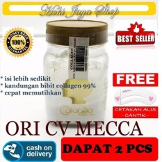 HOKI COD - Bibit Collagen Original CV. MECCA ANUGRAH - BITCOL Bibit Colagen Tutup Gold - 2 Botol + Gratis Cetak Alis Cantik - Premium