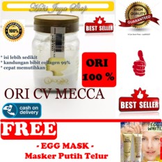HOKI COD - Bibit Collagen Original CV. MECCA ANUGRAH - BITCOL Bibit Colagen Tutup Gold + Gratis Mask Egg White Peel Off - Masker Telur Premium - 1 Pcs