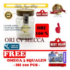 HOKI COD - Bibit Collagen Original CV. MECCA ANUGRAH - BITCOL Bibit Colagen Tutup Gold + Gratis Minyak Ikan Squalen Salmon Omega 3, 6 & 9 Original Quality - 100 capsule