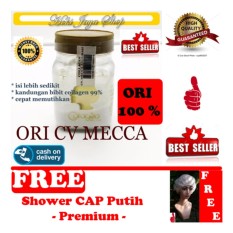HOKI COD - Bibit Collagen Original CV. MECCA ANUGRAH - BITCOL Bibit Colagen Tutup Gold + Gratis Shower Cap Putih - Premium