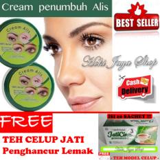 HOKI COD - Cream Alis New Original Premium - Penumbuh Dan Penebal Alis - 1 Pcs + Gratis Teh Daun Jati Cina Celup Herbal Penghancur Lemak Dan Diet Alami Original Premium - 1 Paket Isi 20 Teh Celup