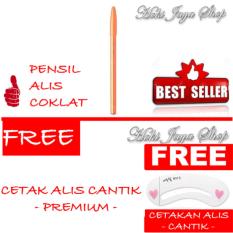 HOKI COD - Davis Eyebrow Pensil Alis - Coklat Class + Gratis Cetak Alis Cantik - Premium
