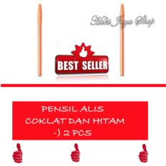 HOKI COD - Davis Eyebrow Pensil Alis - HITAM FREE Davis Eyebrow Pensil Alis COKLAT - 1 Pcs