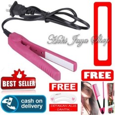 HOKI COD - Haidi Catok Mini Pelurus Rambut - Multi Colour + Gratis Sisir Ion Pelurus Rambut Berkualitas + Gratis Cetak Alis Cantik Premium