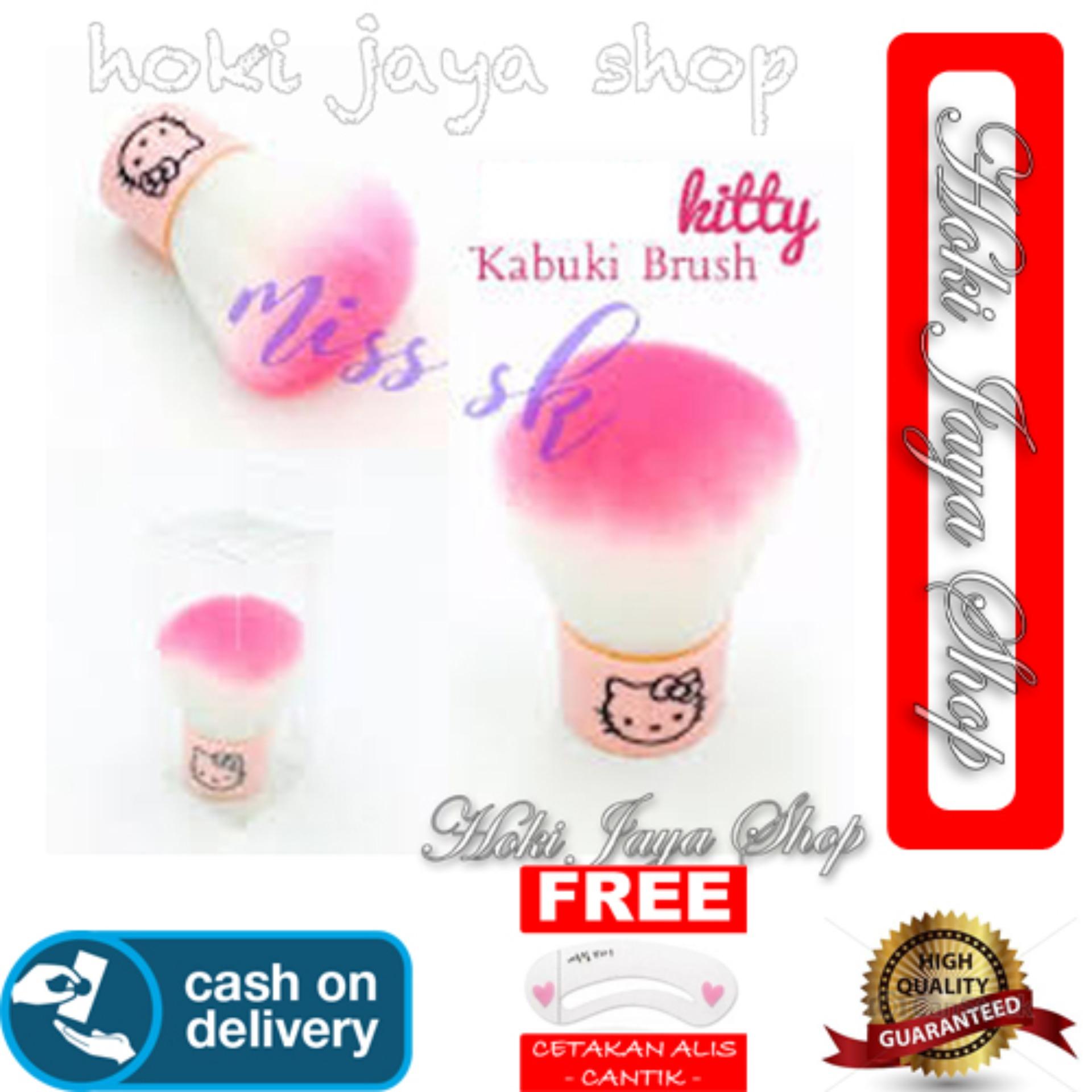HOKI COD - HK Kabuki Brush Kitty - Premium Quality Pink Bulu Super Lembut- 1 Pcs + Gratis Cetak Alis Cantik - Premium HOKI COD - HK Kabuki Brush Kitty - Premium Quality Pink Bulu Super Lembut- 1 Pcs + Gratis Cetak Alis Cantik - Premium