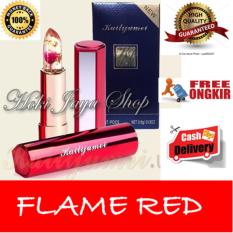HOKI COD - Kailijumei Lipstick Floral Jelly - Lipstik FLAME RED Premium VIP Class - 1 Pcs Original Ada Barcodenya