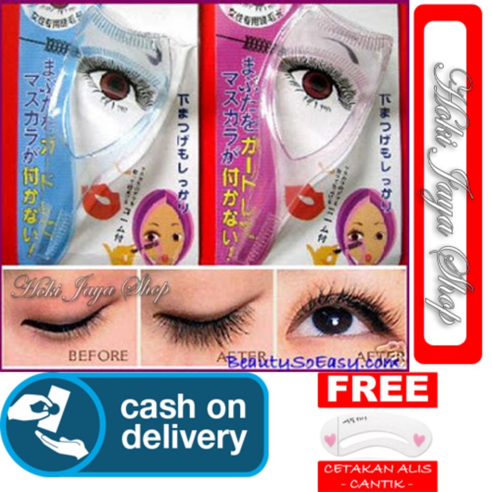 HOKI COD - Mascara Helper - Alat Bantu Maskara - 1 Pcs + Gratis Cetak Alis Cantik - Premium