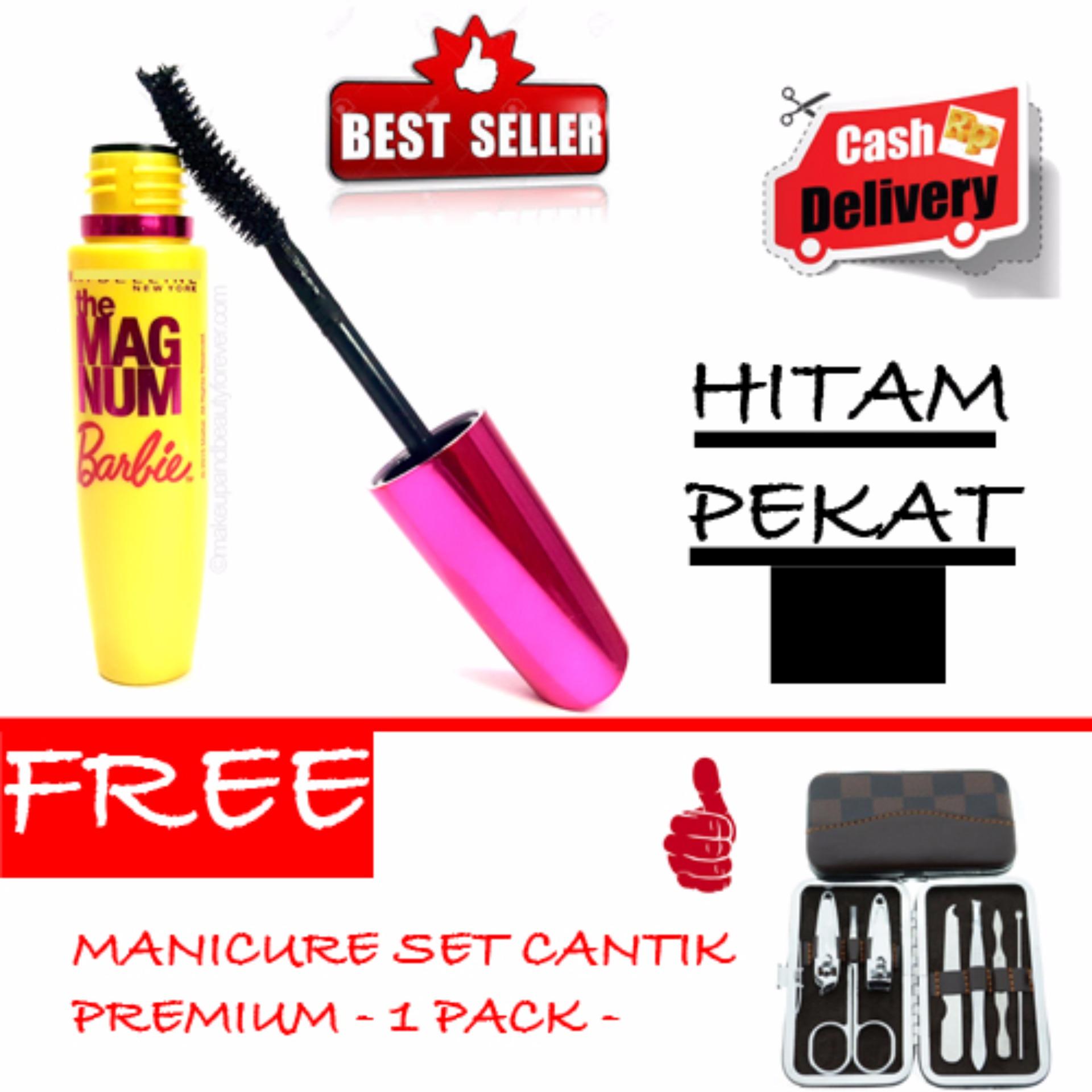 HOKI COD - Mascara Magnum Barbie - Maskara Waterproof - Model Barbie Warna Hitam Premium Quality Top - 1 Pcs + Gratis Manicure Set Cantik Premium - 1 Pcs HOKI COD - Mascara Magnum Barbie - Maskara Waterproof - Model Barbie Warna Hitam Premium Quality Top - 1 Pcs + Gratis Manicure Set Cantik Premium - 1 Pcs