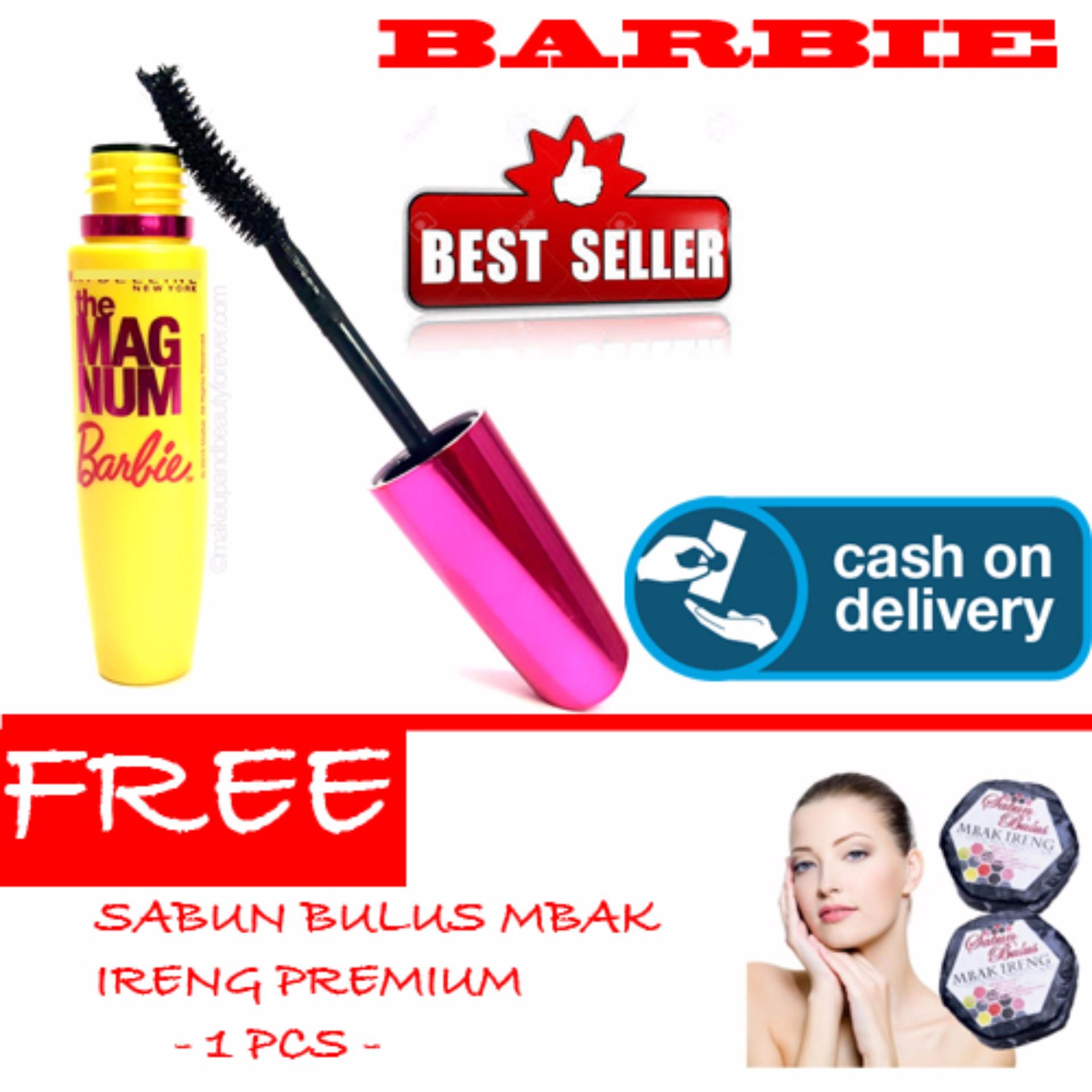 HOKI COD - Mascara Magnum Barbie - Maskara Waterproof - Model Barbie Warna Hitam Premium Quality Top - 1 Pcs + Gratis Sabun Bulus Mbak Ireng Pembesar Payudara dan Pengencang Kulit Premium - 1 Pcs HOKI COD - Mascara Magnum Barbie - Maskara Waterproof - Model Barbie Warna Hitam Premium Quality Top - 1 Pcs + Gratis Sabun Bulus Mbak Ireng Pembesar Payudara dan Pengencang Kulit Premium - 1 Pcs