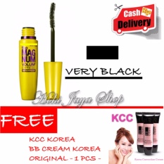 HOKI COD - Mascara The Fals Lash Volume Express - Maskara Waterproof - Model KUNING Warna Hitam Premium Quality Top - 1 Pcs + Gratis KCC Korea BB Cream Korea Original - 1 Pcs