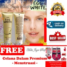 HOKI COD - Mask Egg White Peel Off - Masker Putih Telur - 85 Gram - 1 Pcs + Gratis Celana Dalam Menstruasi Anti Bocor Premium - 1 Pcs