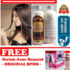 HOKI COD - Shampo Caviar - Shampo Kuda Sudah BPOM - 250 mL + Gratis Hanasui - Serum Anti Acne Original BPOM By Jaya Mandiri - Pink - 1 BOTOL