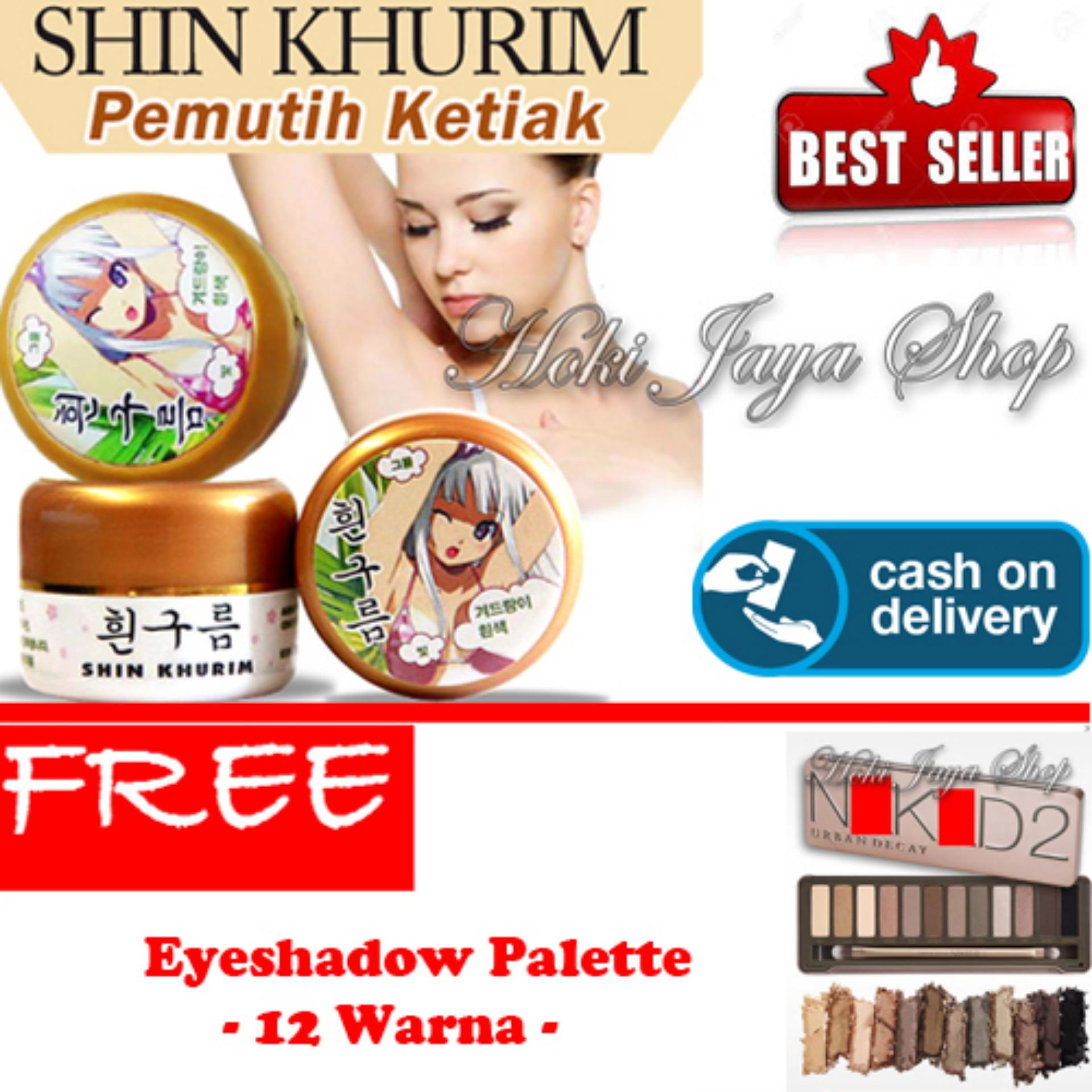 HARGA MURAH White Neng Skin Whitening Cream BPOM Krim Wajah HOKI COD Shin Khurim Pemutih Ketiak dan Selangkangan Premium 1 Pcs Gratis Eyeshadow
