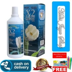 HOKI COD - X2 Cairan Air Softlens 60 Ml Untuk Pembersih Cairan Air Soflens - Cairan Air Soflen - 60mL + Gratis Pulpen Lilin Unik Serba Guna Hitam Pekat - 1 Pcs