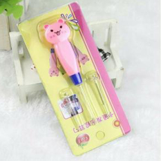 Honey Bee Babyshop Earpick LED Animal Bear Pink Korek Kuping Lampu
