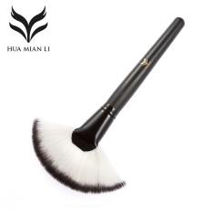 Hot Brand HUAMIANLI Besar Slim Fan Shape Soft Makeup Brushes Foundation Bedak Bubuk Blush Brush Multi-fungsi Kosmetik Alat -Intl