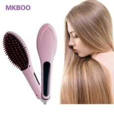 Jual Panas Rambut Straightener Comb Kuas Rambut Straightener Flatiron Plancha Pelo Capelli Profesional LCD Equipment Rambut Sisir-Internasional