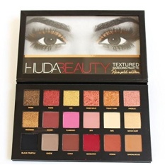 HUDA Beauty Bayangan Bertekstur Eyeshadow Palet Rose Gold Edition-Intl