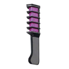 Ibelieve Pewarna Rambut Sementara dengan Sisir Mascara Desain Baru Krayon untuk Warna Rambut Kapur (Ungu)-Internasional