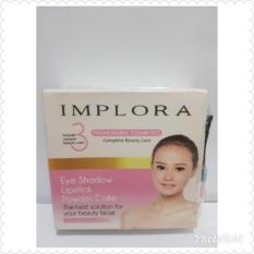 IMPLORA 3IN1 COMPLETE BEAUTY CARE (EYESHADOW - LIPSTICK - BEDAK)